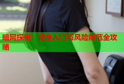 暗网探秘：安全入门与风险防范全攻略