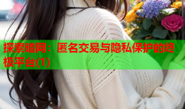 探索暗网：匿名交易与隐私保护的终极平台(1)