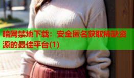 暗网禁地下载：安全匿名获取稀缺资源的最佳平台(1)