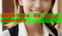 暗网文件下载平台：安全、匿名、极速获取稀有资源