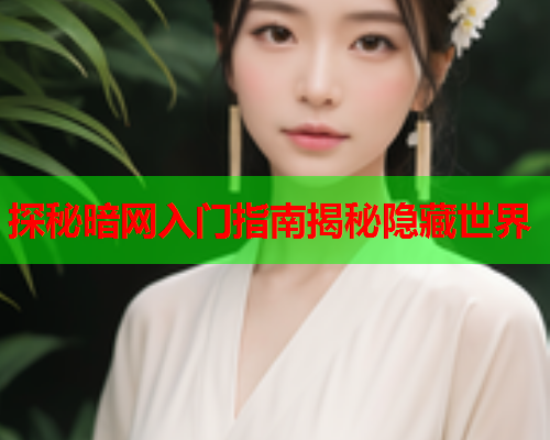 探秘暗网入门指南揭秘隐藏世界