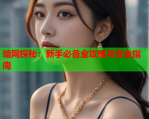 暗网探秘：新手必备全攻略与安全指南