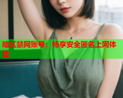 暗区禁网账号：畅享安全匿名上网体验