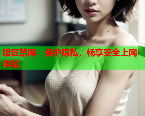 暗区禁网：保护隐私，畅享安全上网体验